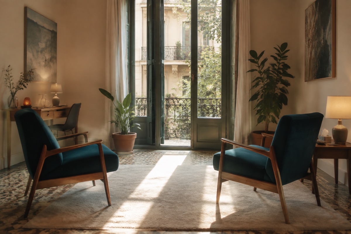 Consulta de psicologia sòbria i segura a Barcelona per a un abordatge integrat